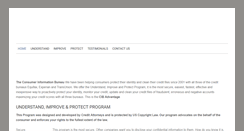 Desktop Screenshot of consumerinformationbureau.com